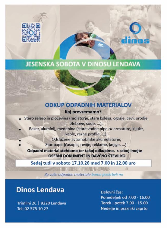 Jesenska sobota v dinosu Lendava